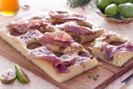 Focaccia with Prosciutto and Figs
