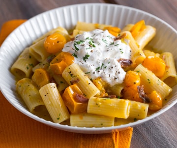 Pasta with Cantabrian Anchovies and Burrata Stracciatella