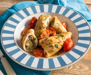 Amalfi-style stuffed calamari