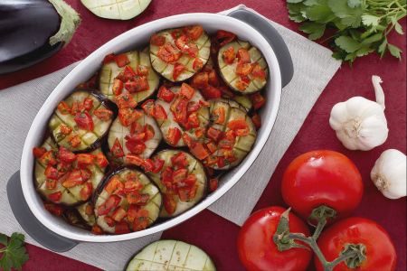 Eggplants Sardinian Style