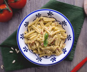 Casarecce with Sicilian pesto
