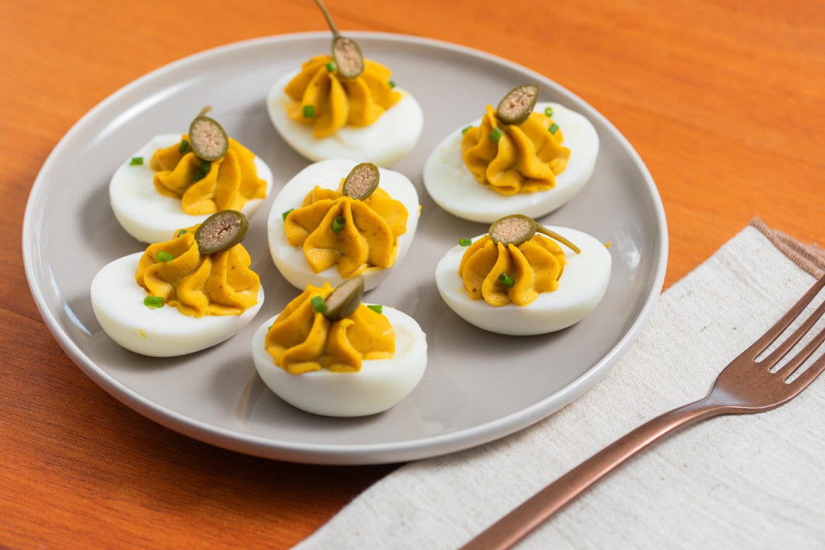 Grandma's Tuna-Stuffed Eggs