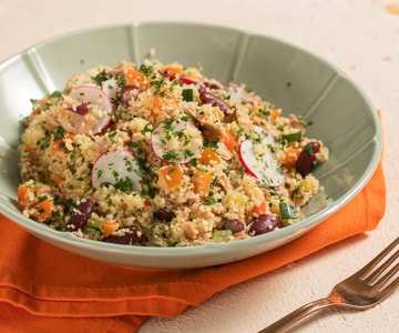 Couscous with Vegetables and Tuna