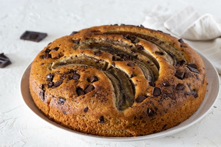 Banana and Chocolate Cake
