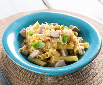 Tuna Genovese with Ziti Pasta