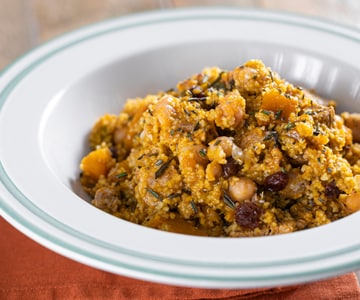 Couscous with Chicken, Chickpeas, Pumpkin and Spices