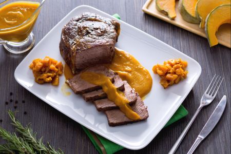 Braised Beef with Pumpkin