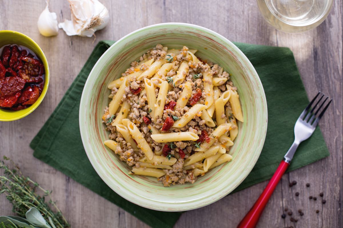 Penne with Turkey Ragù