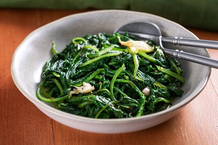 Chard in the pan