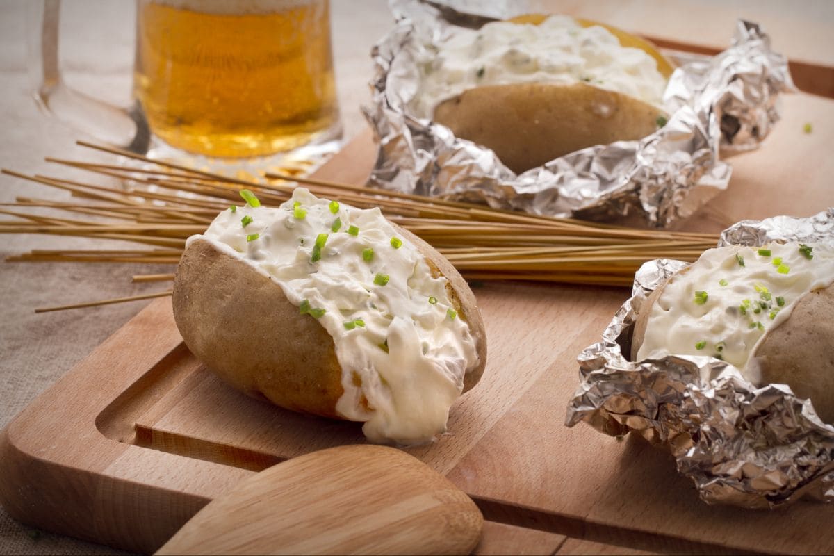 Bavarian Baked Potatoes