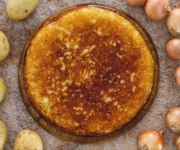 Frico with potatoes and onions