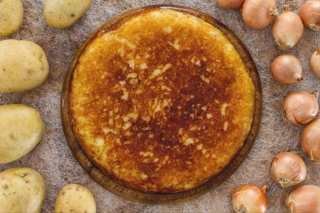 Frico with potatoes and onions