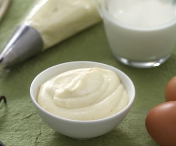 Diplomatic cream without gelatin