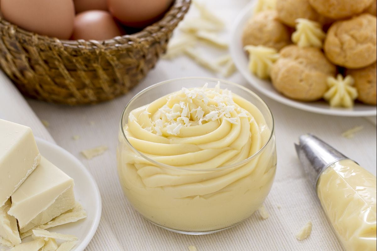 White chocolate pastry cream