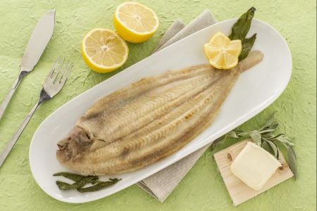Sole with butter and sage