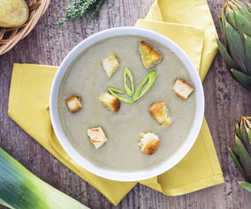 Artichoke and Leek Veloute