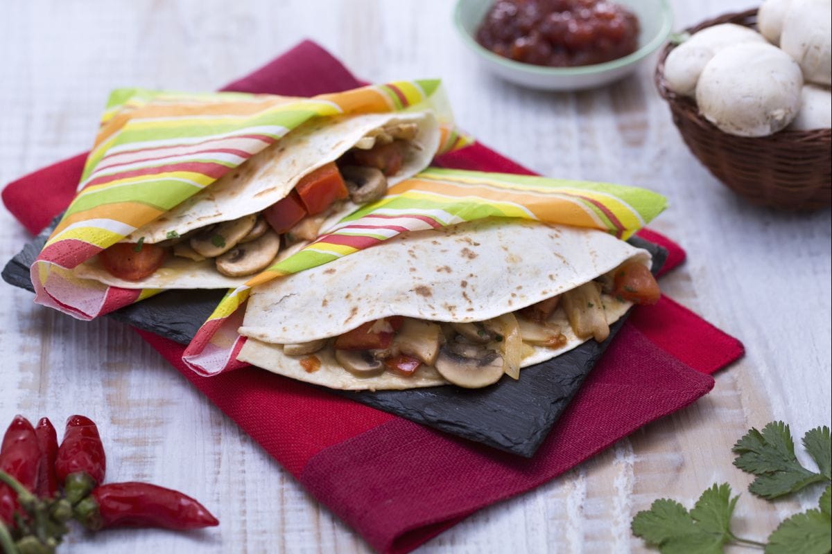 Mushroom Quesadillas