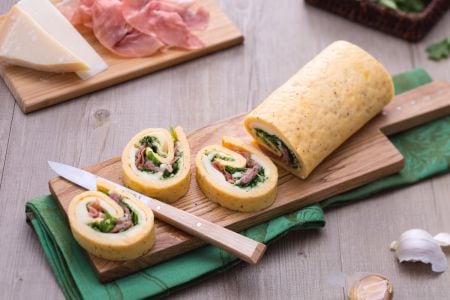 Stuffed Omelette Roll