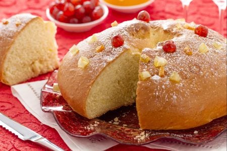 Roscón de Reyes (Kings' ring cake)