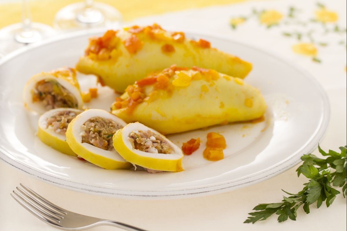 Andalusian Stuffed Squid