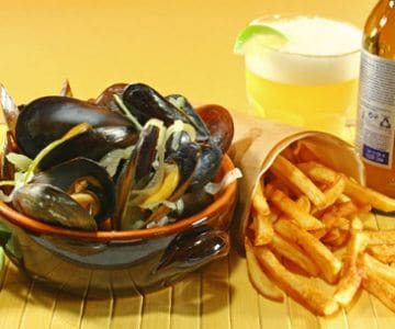 Mussels with White Beer