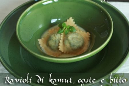 Kamut® ravioli with Swiss chard and Bitto cheese