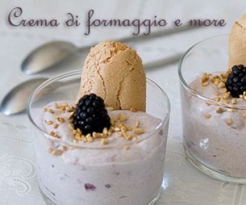 Blackberry Cheese Cream