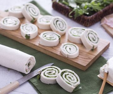 Ham and Arugula Swirls