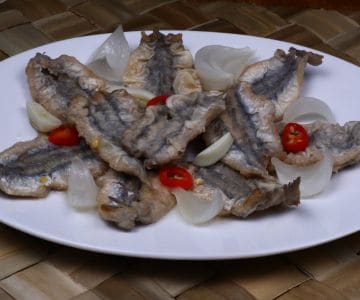Marinated Fried Anchovies