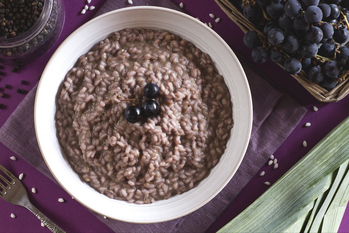 Strawberry Grape Risotto