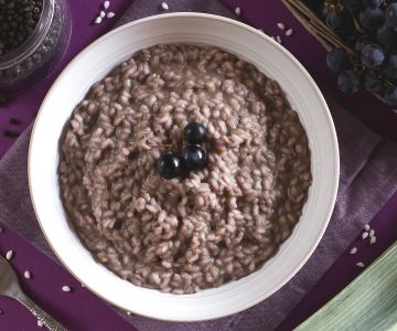 Strawberry Grape Risotto