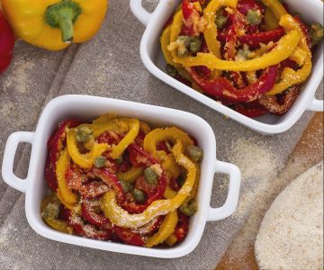 Baked Peppers with Capers