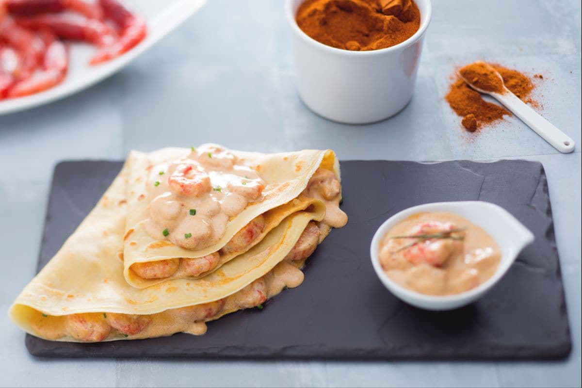 Shrimp Crepe