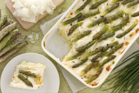 Asparagus and Raspadura Lasagna