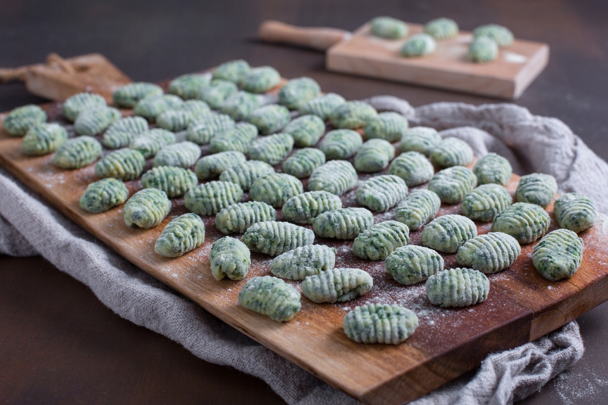 Green gnocchetti