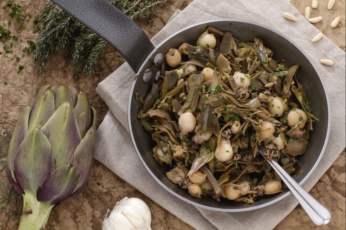 Cuttlefish with Artichokes