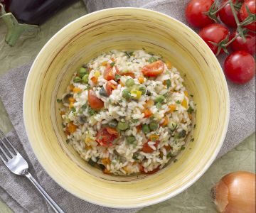 Vegetable risotto