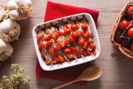 Anchovies alla pizzaiola