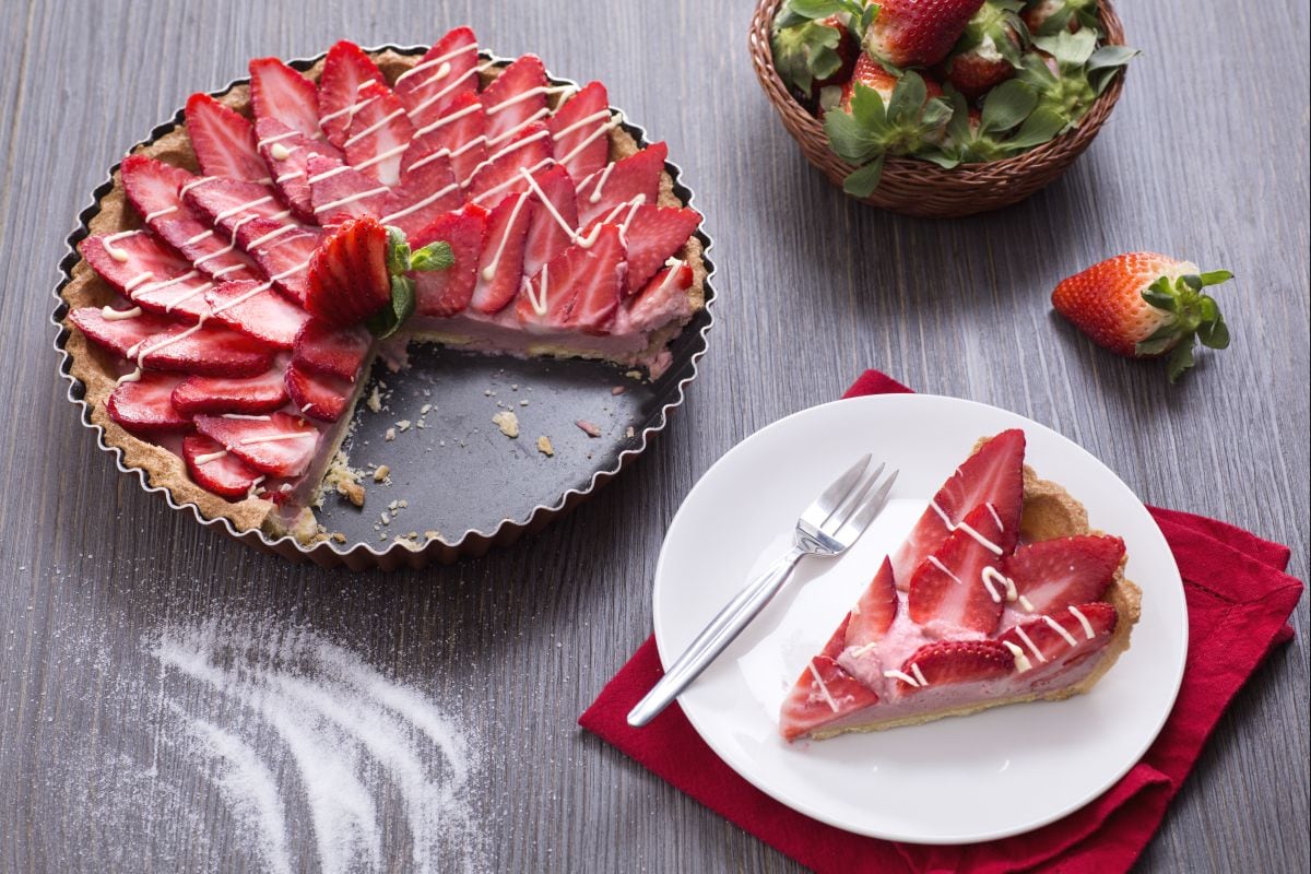 Strawberry Curd Tart