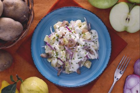 Smoked herring salad