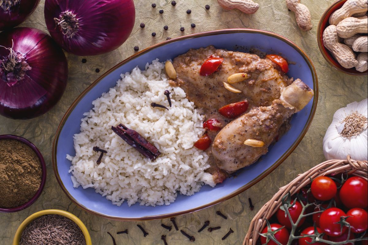 Spicy Chicken and Peanut Stew