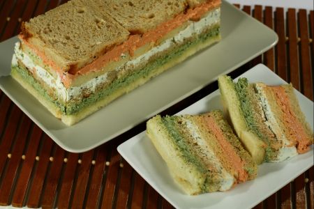 Three-flavor Sandwich