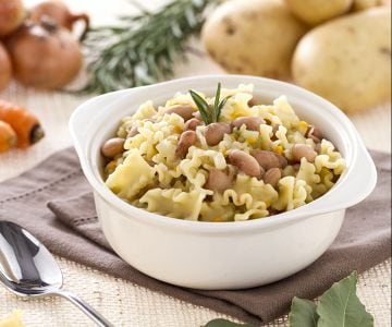 Pasta and Borlotti Bean Soup