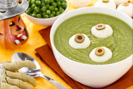 Halloween Velouté with Little Eyes