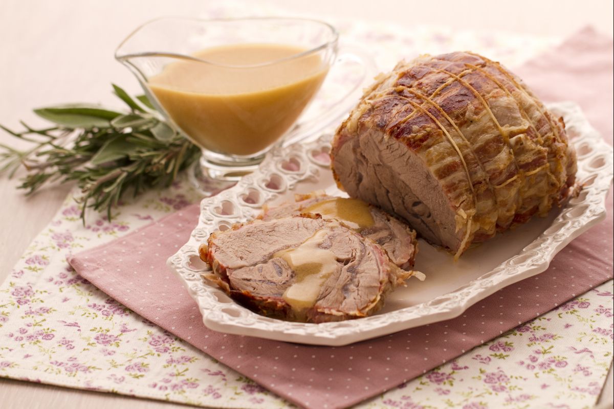 Roast with cream