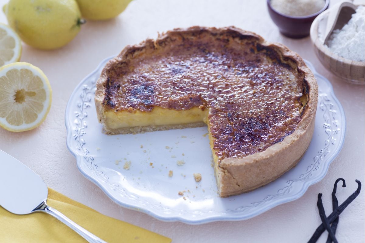 Lemon Brûlée Cake
