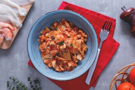 Maltagliati with Fish Ragù