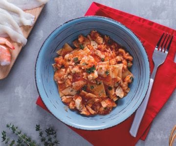 Maltagliati with Fish Ragù
