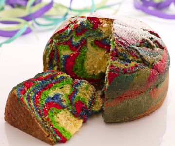 Harlequin cake