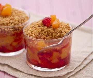 Peach Crumble